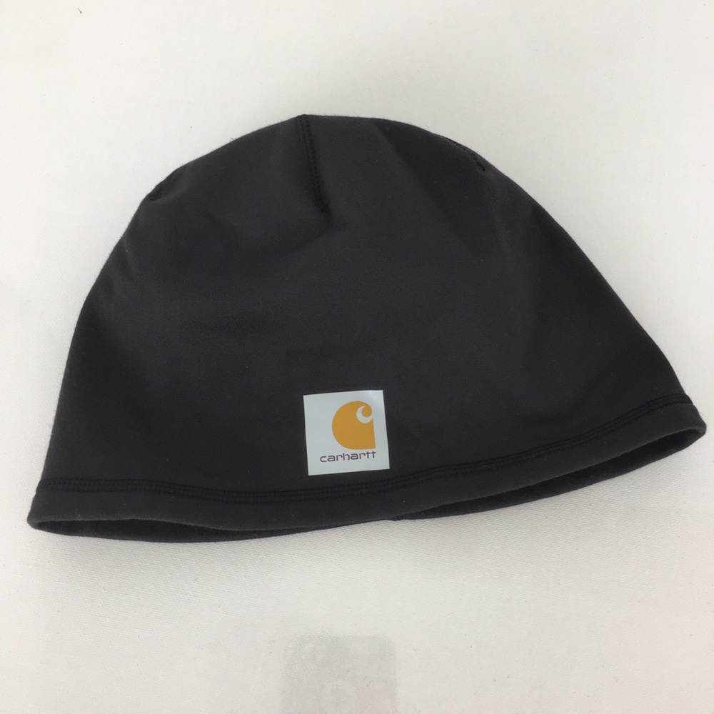 Carhartt Force Mens Winter Beanie Hat Black Winter Essentials Streetwear Unisex